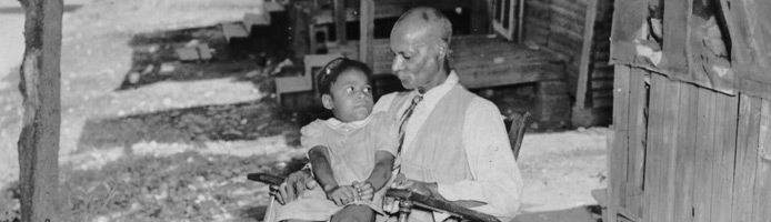 Charley Williams and Granddaughter, Age 94
