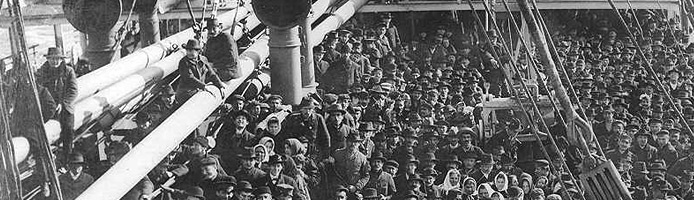 Immigrants on an Atlantic Liner, 1906