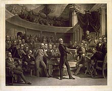 Henry Clay Addressing the U.S. Senate