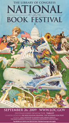 2009 National Book Festival poster by Charles Santore