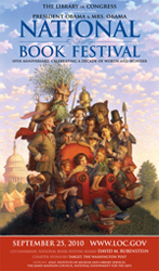 2010 National Book Festival poster by Peter Ferguson