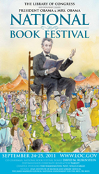 2011 National Book Festival poster by Jon J Muth