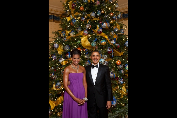 Christmas First Family: Obama 2009 tree
