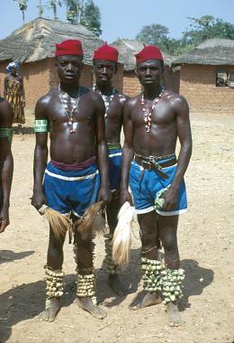 Irigwe dancers, Jos Plateau, Nigeria, [slide],  Name: Elisofon, Eliot,  Date: 1970s