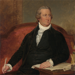 The first Speaker of the House, Frederick A.C. Muhlenberg of Pennsylvania