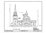 [Drawing of St. Michael's Cathedral, Sitka, Alaska]