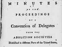 Minutes of Early Anti-Slavery Meeting