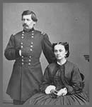 Maj. Gen. George B. McClellan and his wife