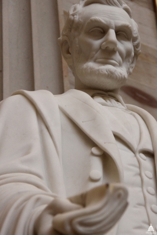 Statue of Abraham Lincoln in Rotunda of U.S. Capitol