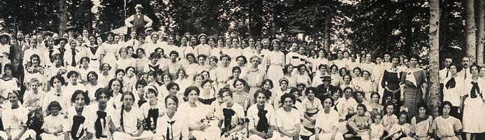 2nd Annual Outing, Herz' Employees, c 1912