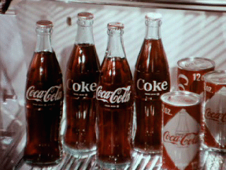 <nobr>Coca-Cola</nobr> in refrigerator image