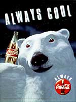 <nobr>Coca-Cola</nobr> polar bear advertisement