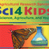 Sci4Kids logo with butterfly and beaker