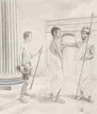 Pericles Advising a Roman Senator on the Subject of Democracy