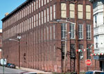 Brick warehouse building
