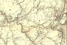 Map of the railroads of New Jersey