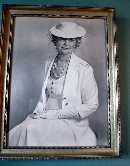 Portrait of Gertrude Clarke Whittall (detail)