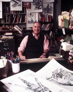 Famed editorial cartoonist Herb Block ("Herblock").