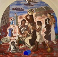 Mural - Teaching of the Indians