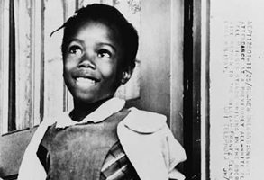 Ruby Bridges, 1960.Gelatin silver print. New York World-Telegram and Sun Collection, Prints and Photographs Division, Library of Congress (148)