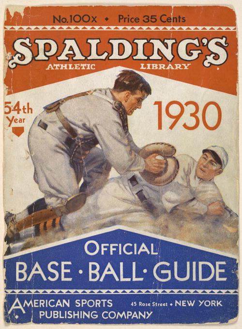 Image 1 of 456, Spalding's official base ball guide, 1930