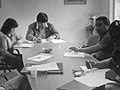 Kalispel tribal business committee meeting, Kalispel Indian Reservation, Washington, 1984