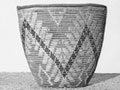 Cowlitz basket by Mary Kiona, from the Upper Cowlitz River area, Washington, 1926