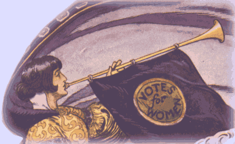 Image: Detail of Woman suffrage procession program 