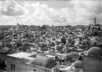 View of city rooftops