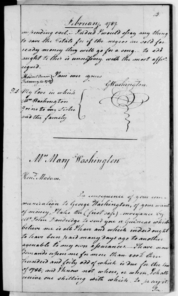 Image 19 of 352, George Washington to Charles Washington, February 