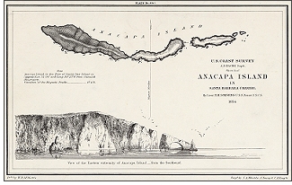 Whistlers' Sketch of Anacapa Island, 1854