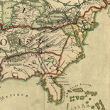 Franquelin's map of Louisiana.