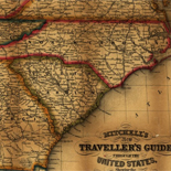 Mitchell's new traveller's guide through the United States, showing the rail roads, canals, stage roads &c. with distances from place to place.