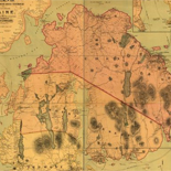 Map of Mount Desert Island.