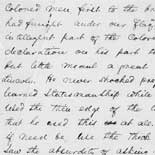 Frederick Douglass's opinion of Abraham Lincoln, 1865. Autograph manuscript.