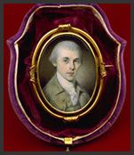 James Madison, bust portrait miniature