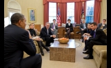 President Obama Meets With Senior Advisors 1/8/13