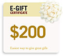 $200 E-Gift Certificate