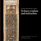 To Know Wisdom and Instruction: The Armenian Literary Tradition at the Library of Congress