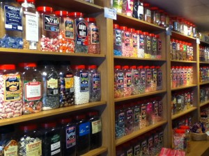 Sweets (candy) in a Sweet shop in England