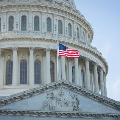 Photo: Speaker Boehner has ordered flags over the United States Capitol to be lowered to half-staff in honor of the victims of this tragedy. Pam and I continue to send our thoughts and prayers to CT.  Photo credit: Office of Speaker Boehner