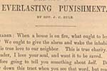 Evangelical tracts, American Tract Society. [Everlasting punishment]