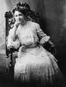 Mary Church Terrell, three-quarter length portrait, seated, facing front]