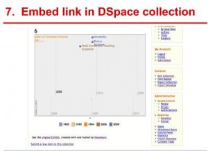 Embedding Views in a DSpace Collection