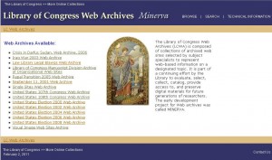 The Library of Congress Web Archives
