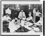 City desk, New York World-Telegram & Sun newspaper, 1949, LC-USZ62-113838