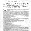 Thumbnail image of   "Declaration of Independence" (July 4, 1776)