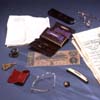 Thumbnail image of   "The contents of Abraham Lincoln's pockets on the night of his assassination"