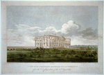 A View of the President's House in the City of Washington after the Conflagration of the 24th, August 1814