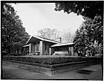 David M. Amberg House, Exterior East Front from Northeast